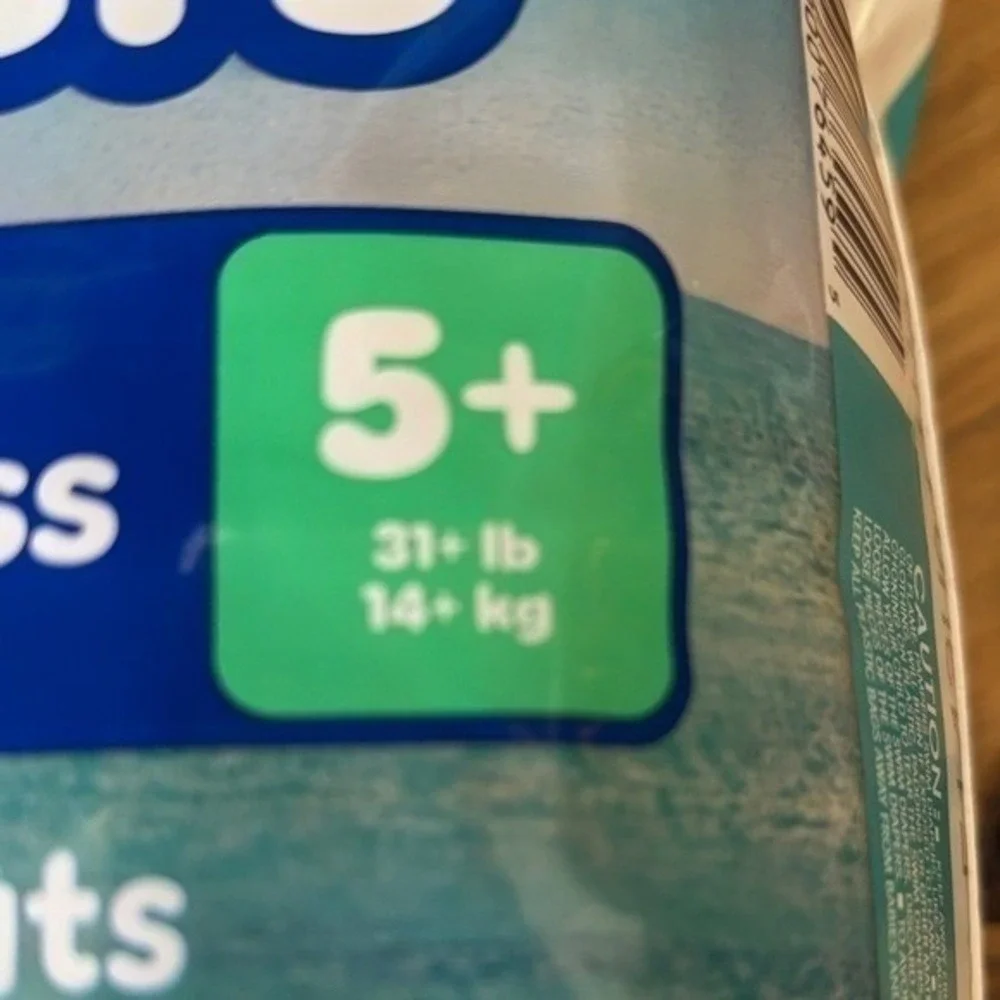 Pampers Splashers Swim Diapers SZ 5+, 51 Total Disposable NIP